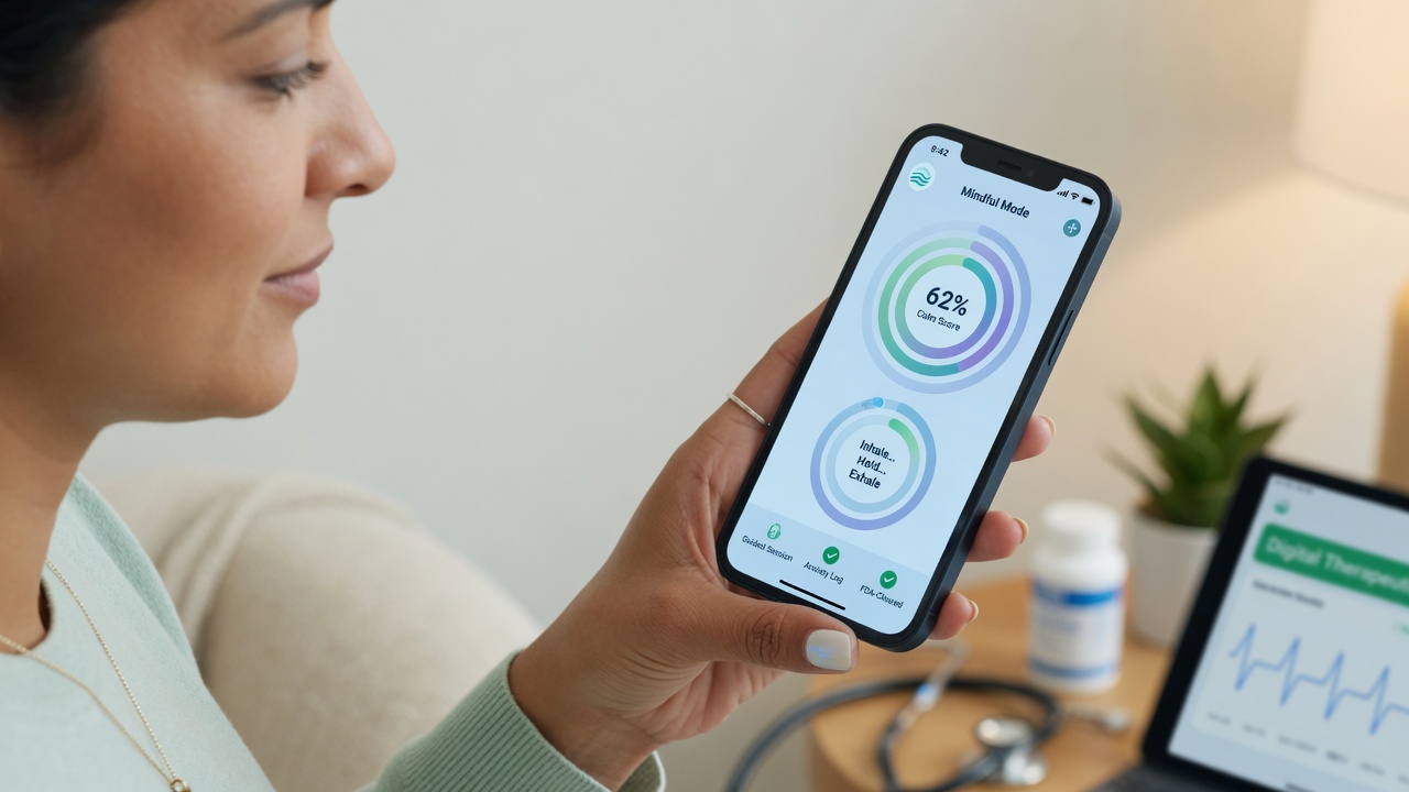 Editorial photograph related to FDA & Regulation: FDA Issues New Guidance on Digital Health Devices for Anxiety and Depression