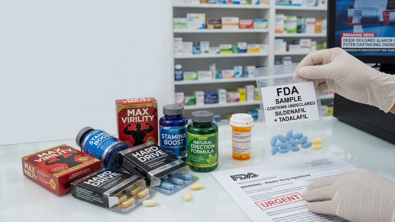 FDA Warns Consumers of Hidden Sildenafil and Tadalafil in Over-the-Counter Male Sexual Enhancement Products