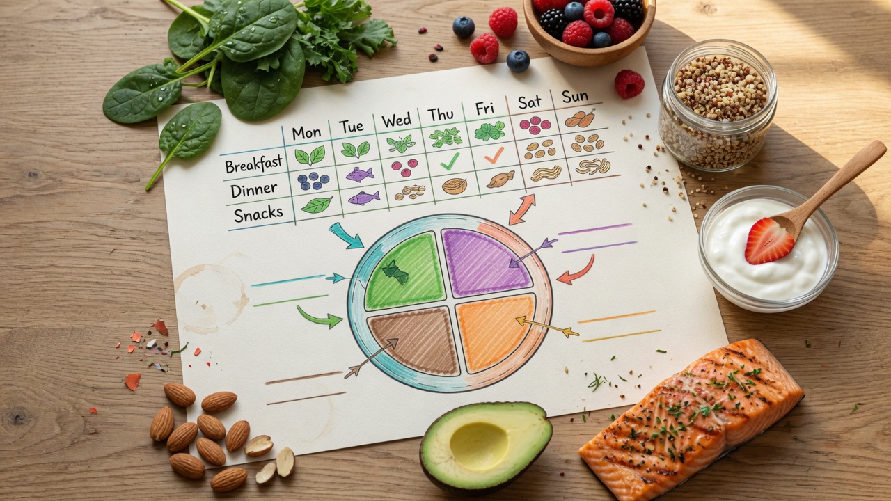 Editorial photograph related to How To Create A Balanced Diet Chart: How to Create a Balanced Diet Chart
