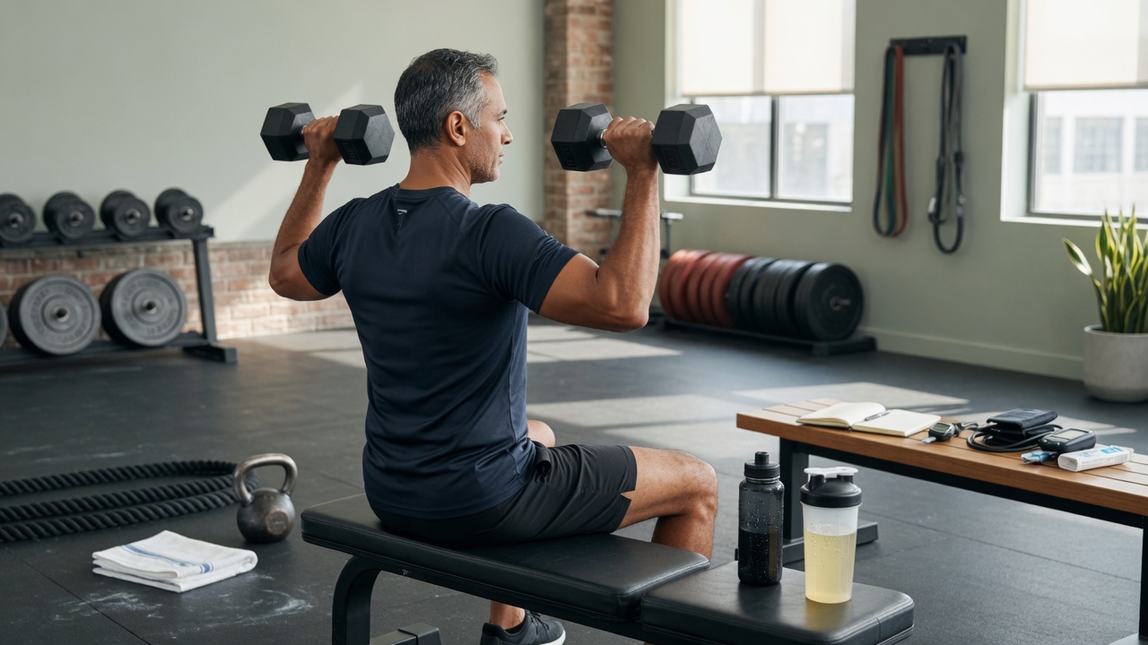 Editorial photograph related to Clinical Research: Pooled Trial Data Link Regular Resistance Exercise to Modest Improvements in