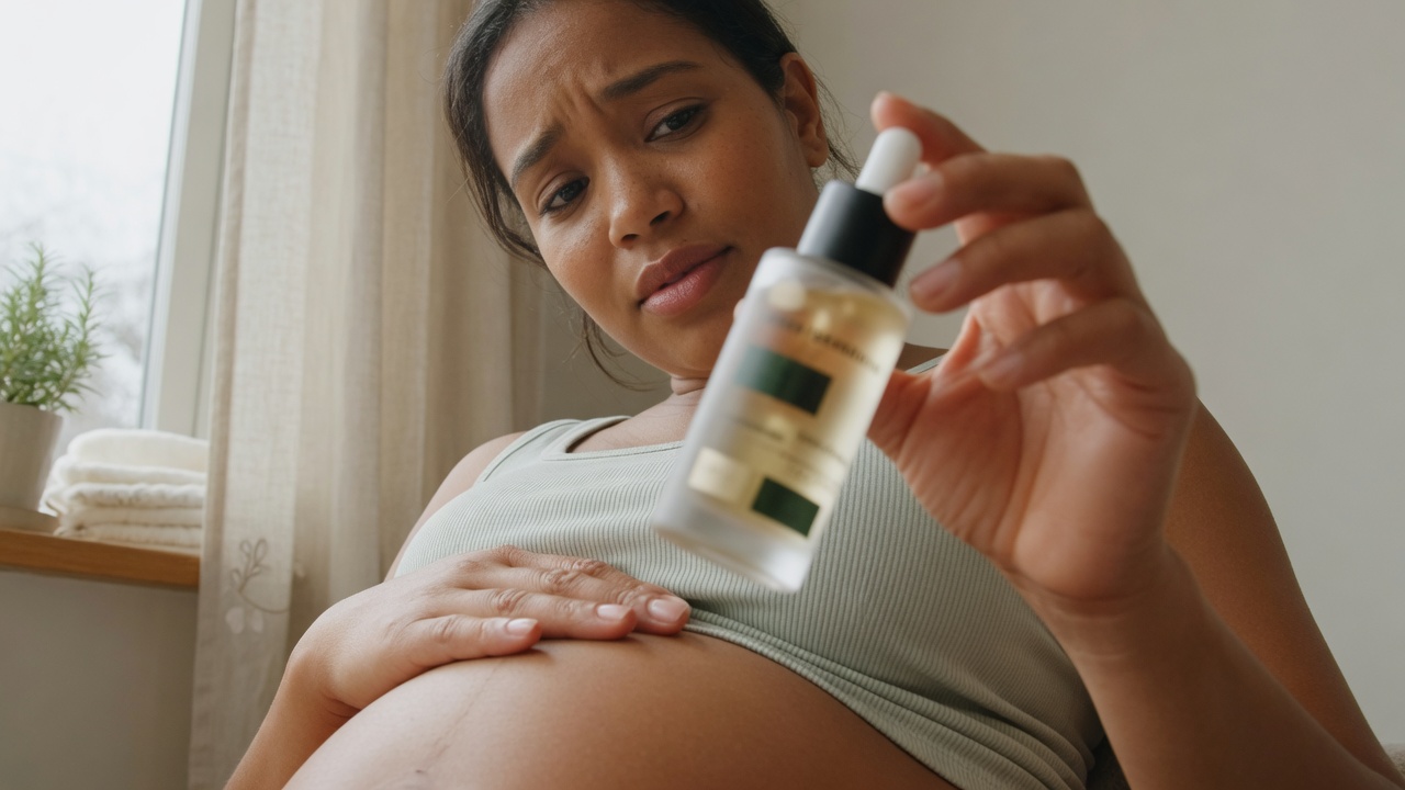 Editorial photograph related to Growth Factor Serum: What anti aging skincare can I use while pregnant?